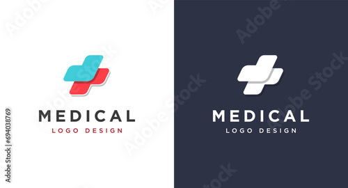 vector medical logo for health service symbol
