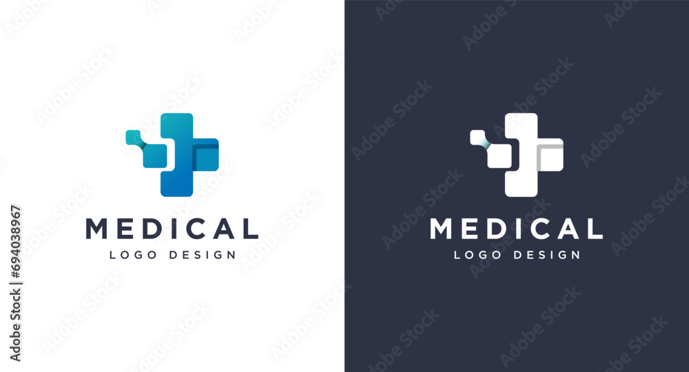 Obraz premium vector medical logo for health service symbol