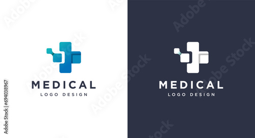 vector medical logo for health service symbol