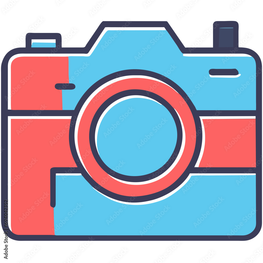 Stylish camera strap vektor icon illustation Stylish camera strap vektor icon illustation