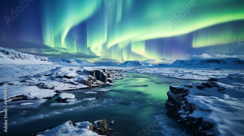 Chase the Northern Lights in snowy Iceland.