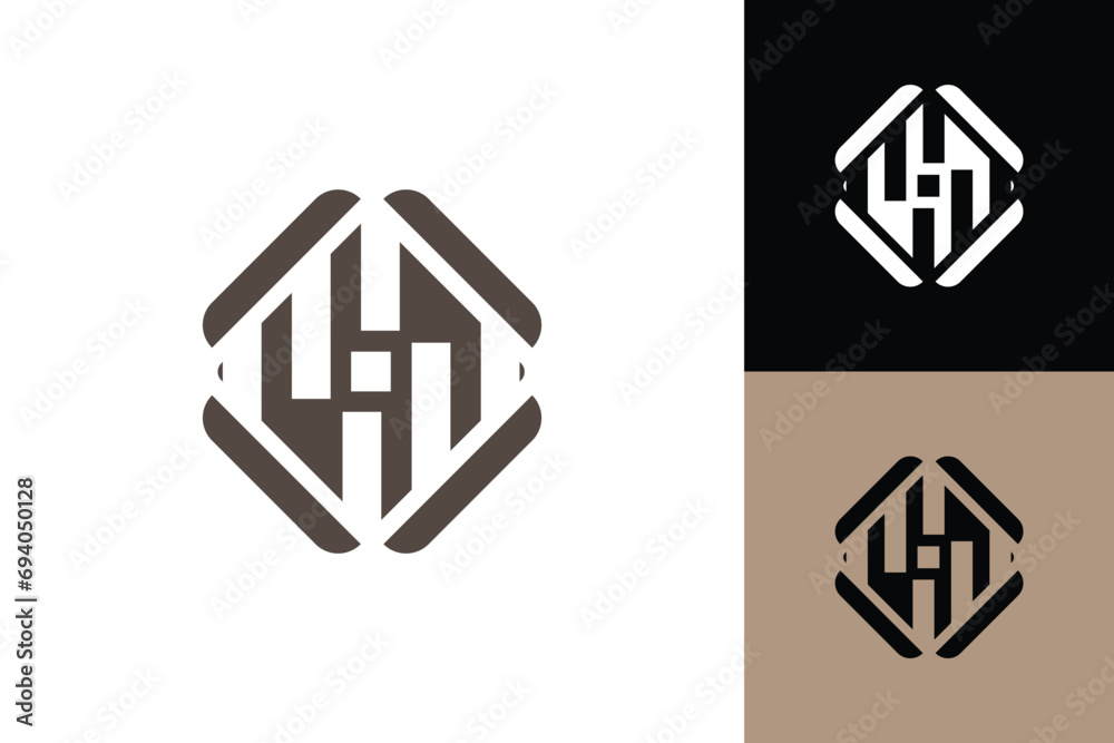 Obraz premium Modern unique black symbol design vector.