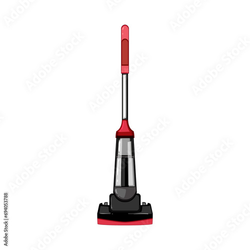 room manual vacuum cleaner cartoon. cleaning dust, electric professional, indoor interior room manual vacuum cleaner sign. isolated symbol vector illustration