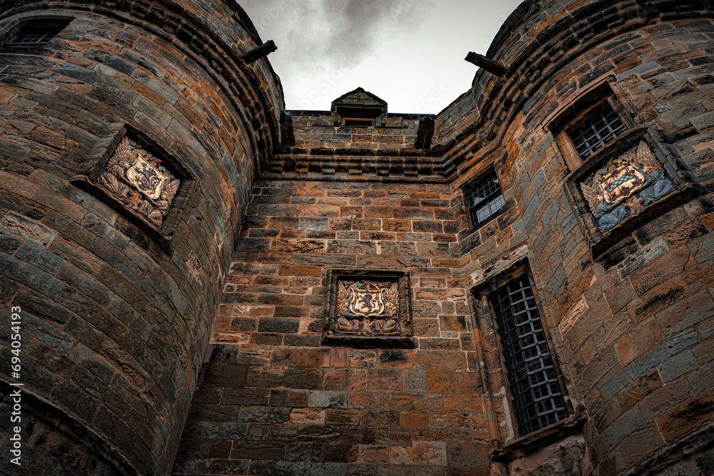 Obraz premium Entrance of Historical Falkland Palace