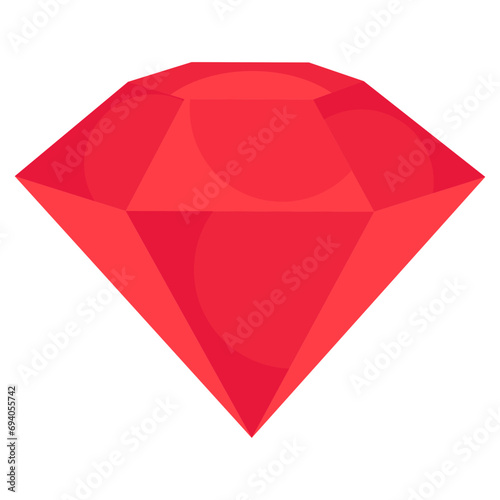 Trendy design icon of diamond 
