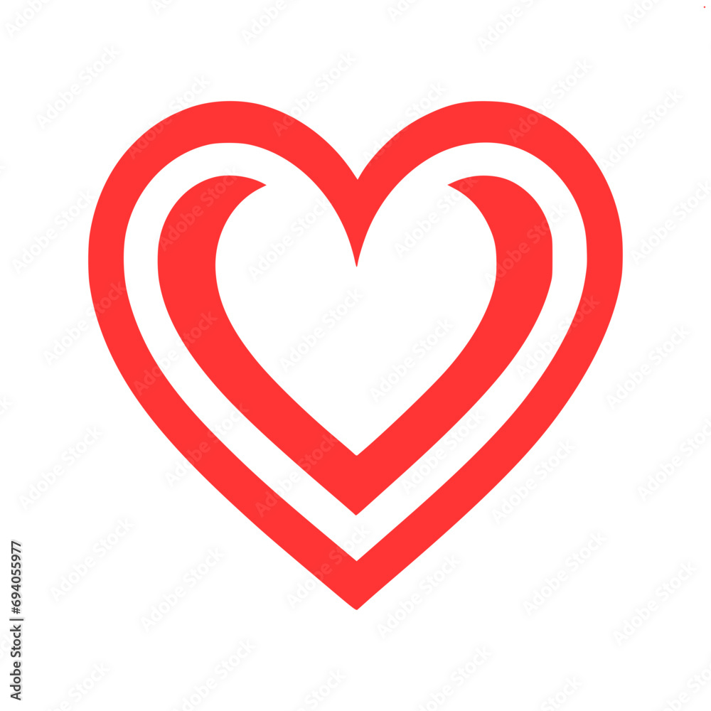 red heart symbol