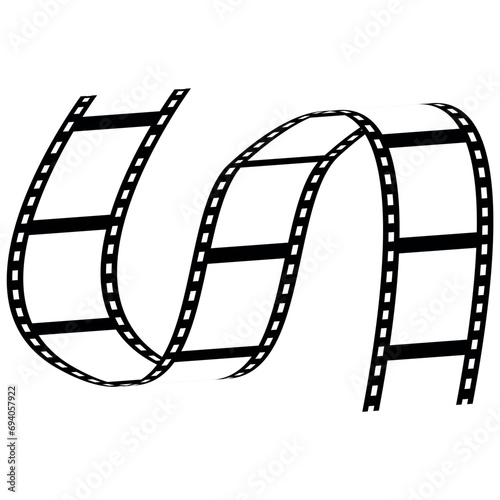 vector film strip. vector film strip. Film tape vintage icon isolate. movies film background with flim roll. 3d flim roll. Film strip set vector image. set of film icons