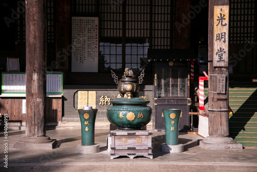 Naritasan Shinshoji Temple is popular Buddhist temple complex in Narita City photo