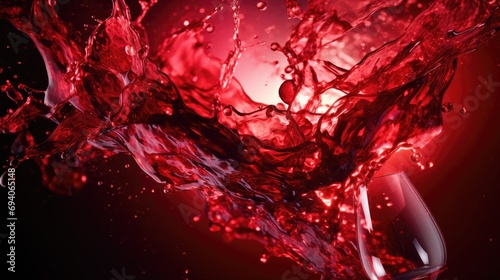 Red wine splash juice drop wallpaper background