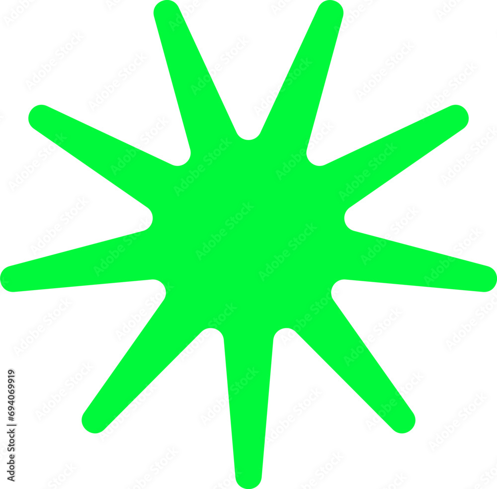 Obraz premium Y2K Element. Retro futuristic shape.