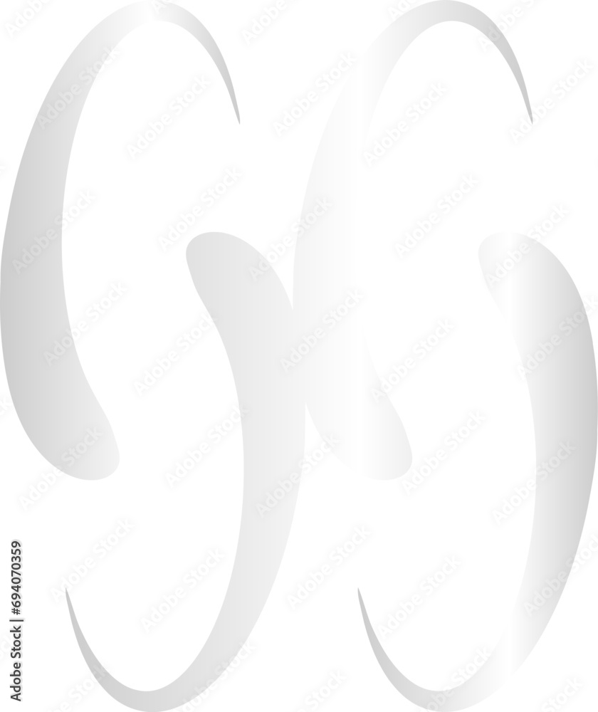 Silver Ray Y2K Element. Retro futuristic shape. Silver Ray Y2K Element. Retro futuristic shape.