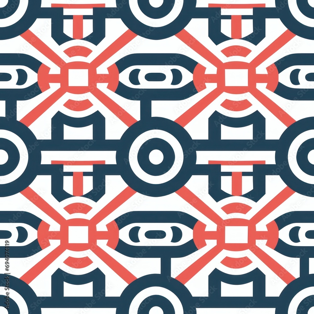 Obraz premium Traditional Chinese Pattern Tile