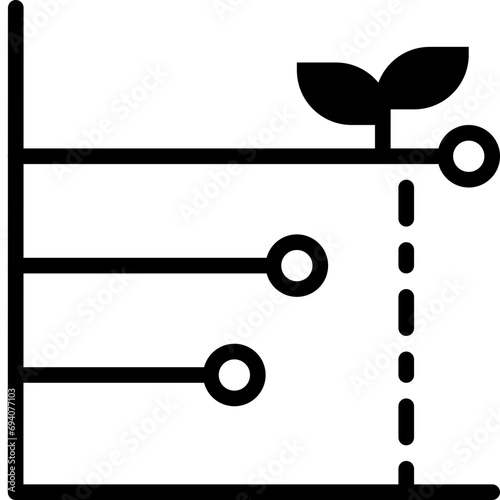 establish quantitative green baseline Glyph style icons