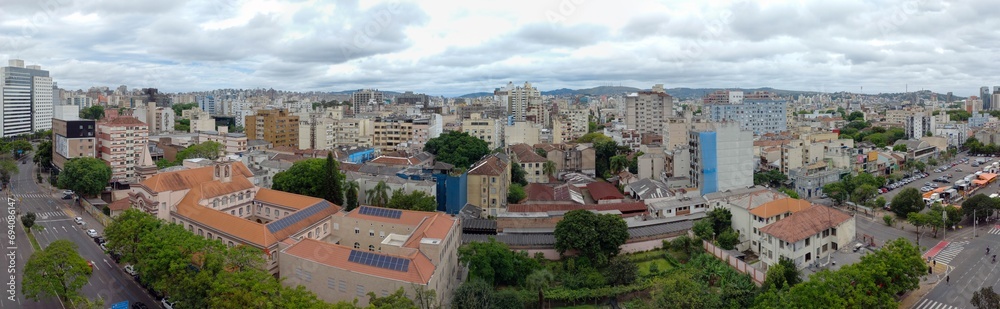 panorama da cidade de Porto Alegre Rio Grande do Sul Brasil