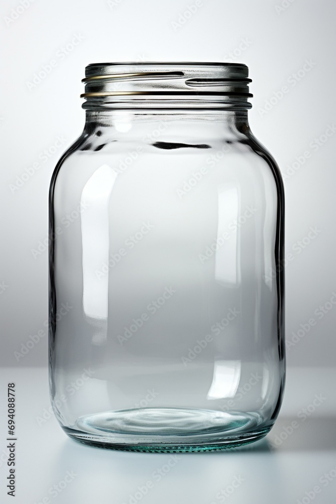 glass bottle and jar 