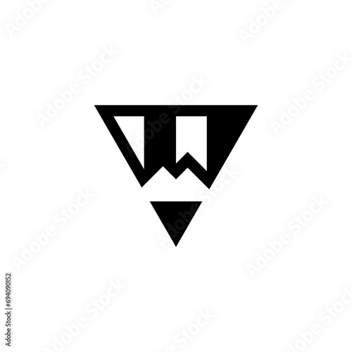 Modern and simple pencil montain logo