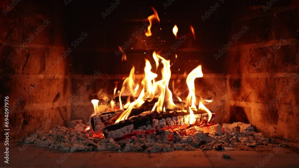 Get Ready for a Relaxing Evening. . Fire place at home for relaxing evening. Asmr sleep