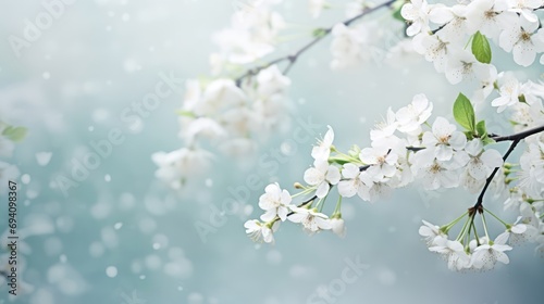Beautiful flowers on the light background. Beautiful festive background with space for text