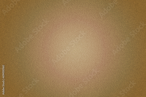 Gritty noisy orange design template background with a sandy texture. With a radial gradient light in the center and darkening towards the corners. Has a glowing effect in the center. Can be consider