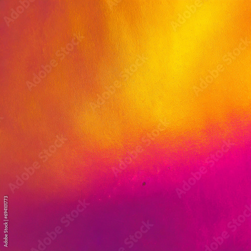 Gold yellow amber burnt orange coral fire red bright pink magenta purple violet abstract background. Color gradient ombre blur. Noise grain rough grunge. Design. Fall autumn.Bright hot neon metal foil © Merlin