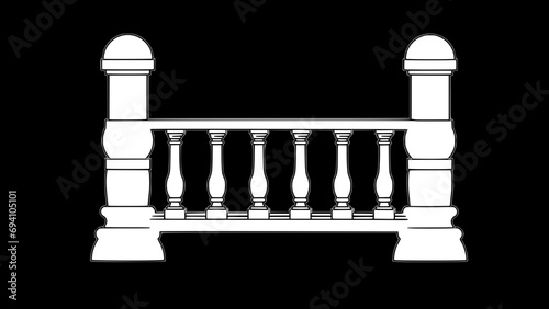 Balustrade 2D Renders