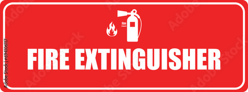 Fire Extinguisher sign | Fire and Safety