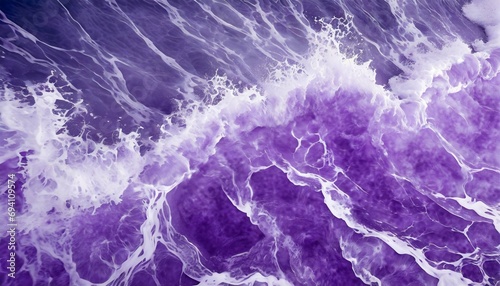 abstract purple background white veins ocean wave bubble and foam at high tide and surf pattern