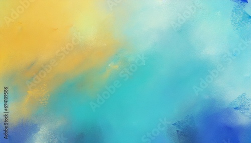 colorful vibrant aged horizontal background with medium turquoise pastel orange and royal blue color photo