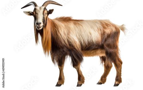 Kiko Majesty Unveiled Goat Isolated on Transparent Background PNG.