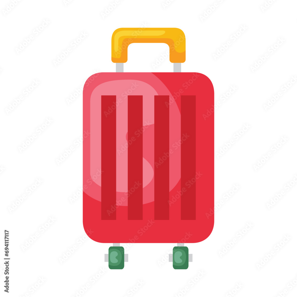 Suitcase icon for holiday. Vector design Suitcase icon for holiday. Vector design