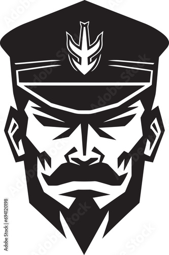 BattalionBrigade Armyman Mascot in Vector Form BattleBorn Mascot Emblem in Vector Art photo