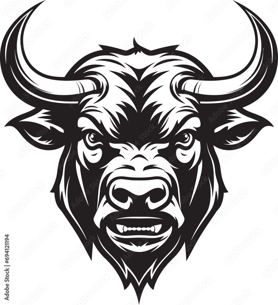 RampantRage Sleek Vector Bull Icon StampedeMark Elegant Bull Emblem RampantRage Sleek Vector Bull Icon StampedeMark Elegant Bull Emblem