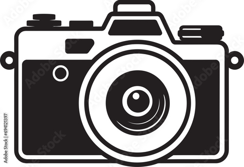 ShutterMark Artistic Vector Camera Symbol CaptureGraffix Sleek Camera Vector Icon
