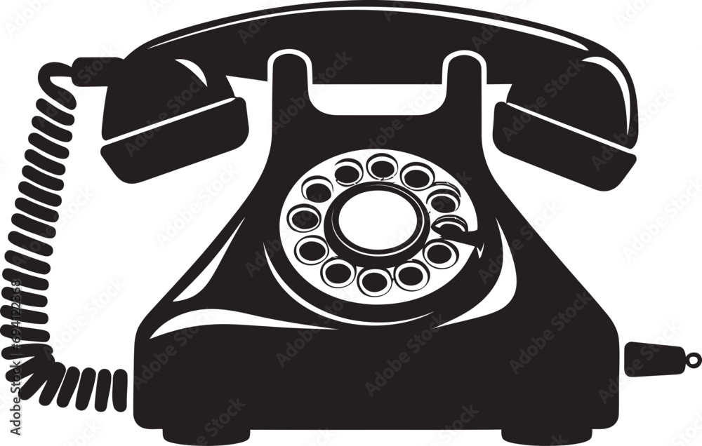 DialCraft Sleek Vector Dialer Telephone Emblem RetroRingMark Elegant Dialer Telephone Vector Logo DialCraft Sleek Vector Dialer Telephone Emblem RetroRingMark Elegant Dialer Telephone Vector Logo