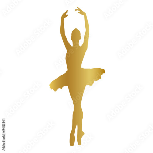 golden ballerina icon