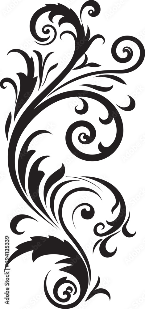 Floral Reverie Emblem Icon Design Botanical Charm Vector Floral Emblem Floral Reverie Emblem Icon Design Botanical Charm Vector Floral Emblem