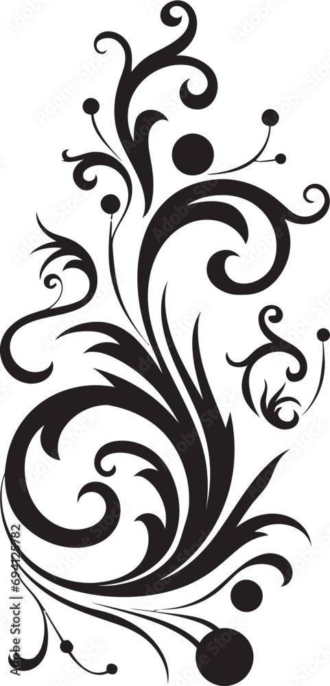 Artistic Petals Decorative Icon Emblem Flourishing Elegance Floral Emblem Design Artistic Petals Decorative Icon Emblem Flourishing Elegance Floral Emblem Design