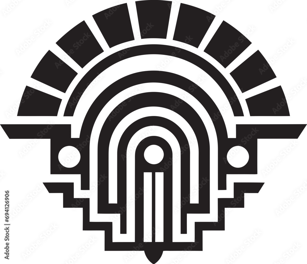 Geometric Deco Fusion Logo Vector Icon Deco Elegance Unveiled Geometric Icon Design Geometric Deco Fusion Logo Vector Icon Deco Elegance Unveiled Geometric Icon Design