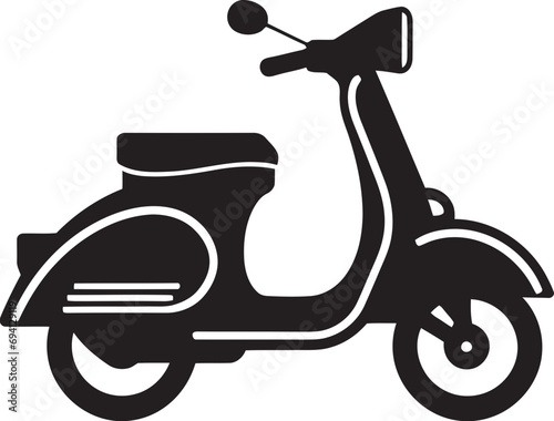 Urban Commuter Logo Design Vector Scooters Swagger Iconic Emblem Design