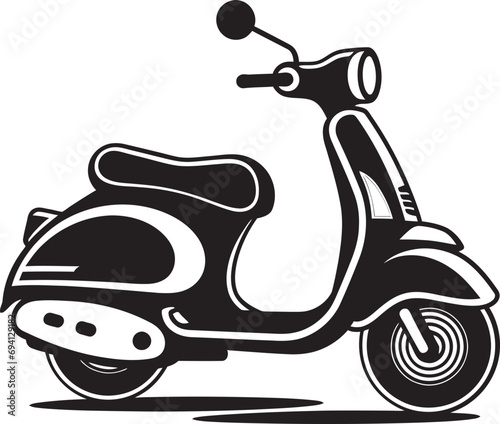 Urban Velocity Unleashed Iconic Logo Emblem Scooters Street Swagger Logo Vector Design