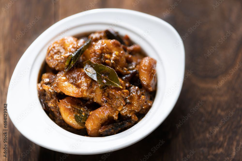 south indian shrimp masala