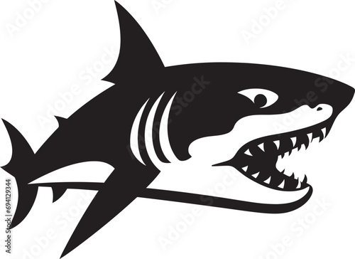 Sharks Dominion Unleashed Iconic Emblem Design Predatory Powerhouse Revealed Logo Icon Vector
