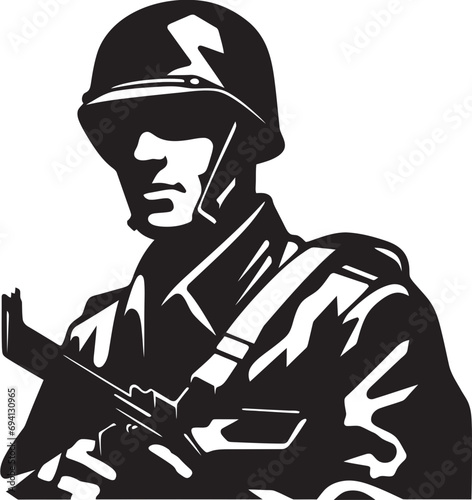 Wallpaper Mural Sentinels Vigor Unveiled Iconic Emblem Icon Soldiers Valor Illuminated Vector Logo Design Torontodigital.ca