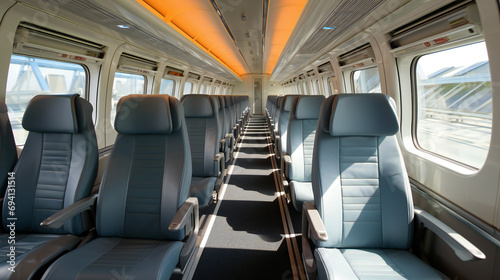 Interior of An Intercity Passenger Train