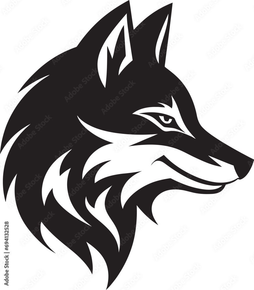 Shadowed Sentinel Wolf Symbol Lone Hunters Mark Wolf Insignia