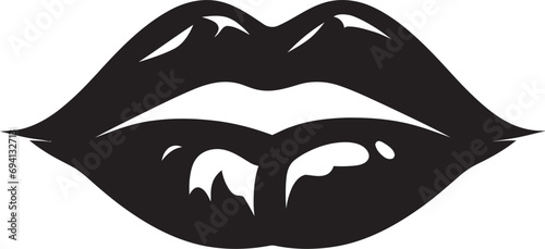 Femme Finesse Lips Logo Icon Luscious Whisper Woman Lips Emblem