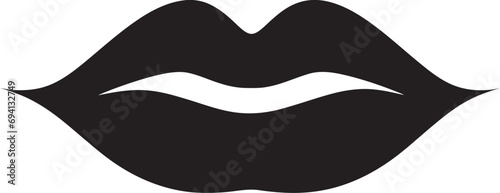 Subtle Seduction Lips Badge Femme Finesse Lips Logo Icon