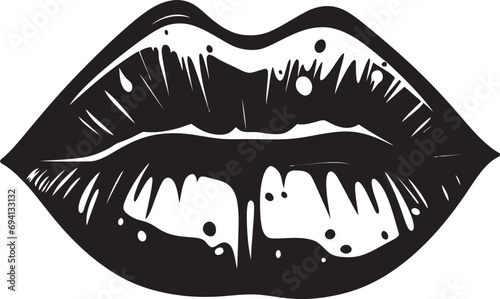 Iconic Impressions Vector Lip Logos Radiant Pout Lip Logo Collection