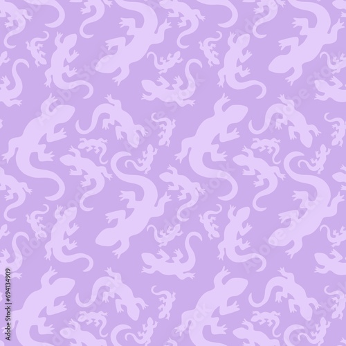 Summer cartoon animals seamless lizard pattern for wrapping paper and fabrics and linens and kids clothes print