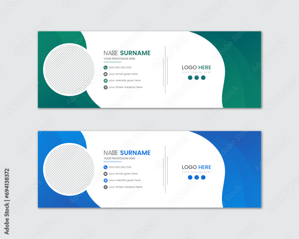 Corporate Email Signature Template Or Email Footer And Personal Social corporate-email-signature-template-or-email-footer-and-personal-social